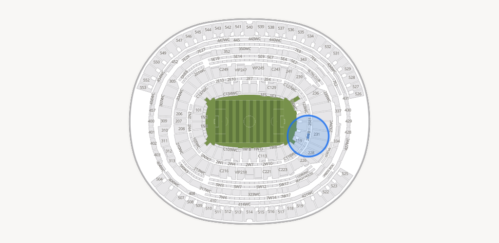 SoFi Stadium Seating Chart
