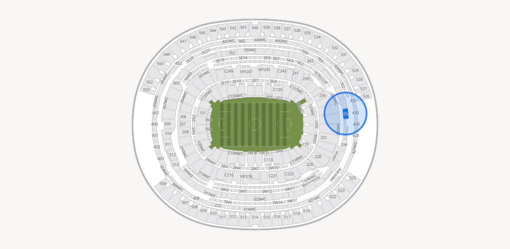 SoFi Stadium Seating Chart