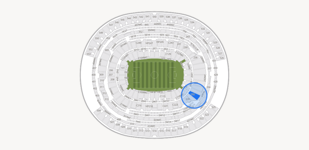 SoFi Stadium Seating Chart