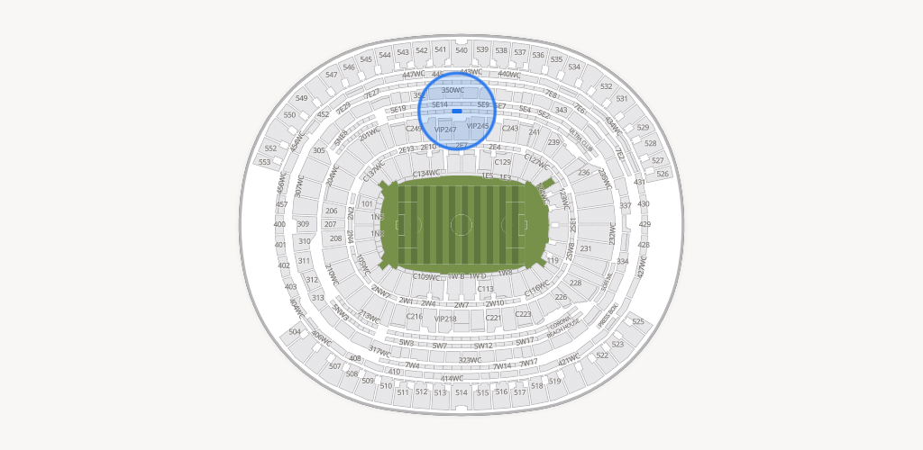 SoFi Stadium Seating Chart