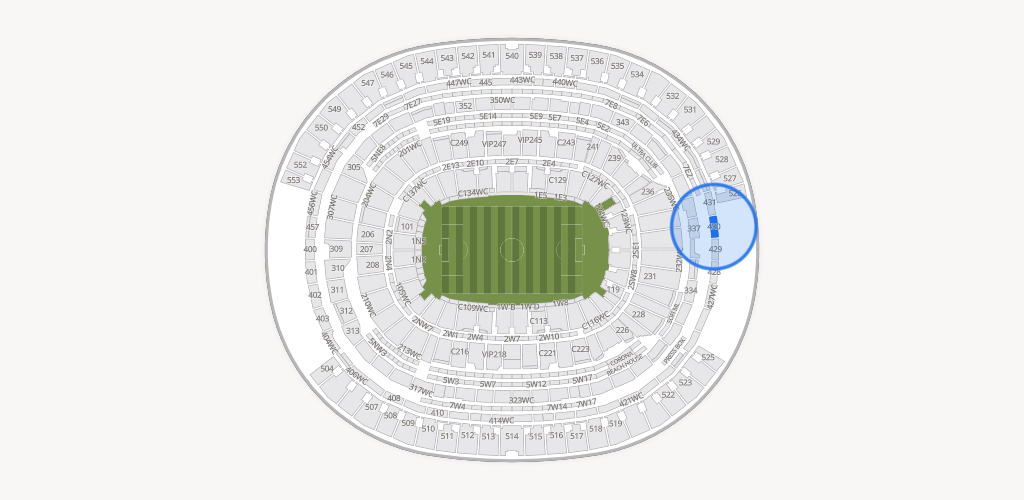 SoFi Stadium Seating Chart