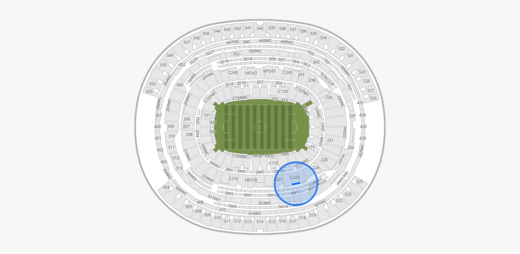 SoFi Stadium Seating Chart