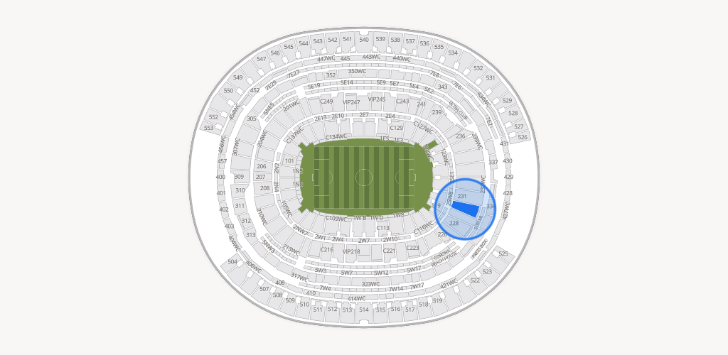 SoFi Stadium Seating Chart