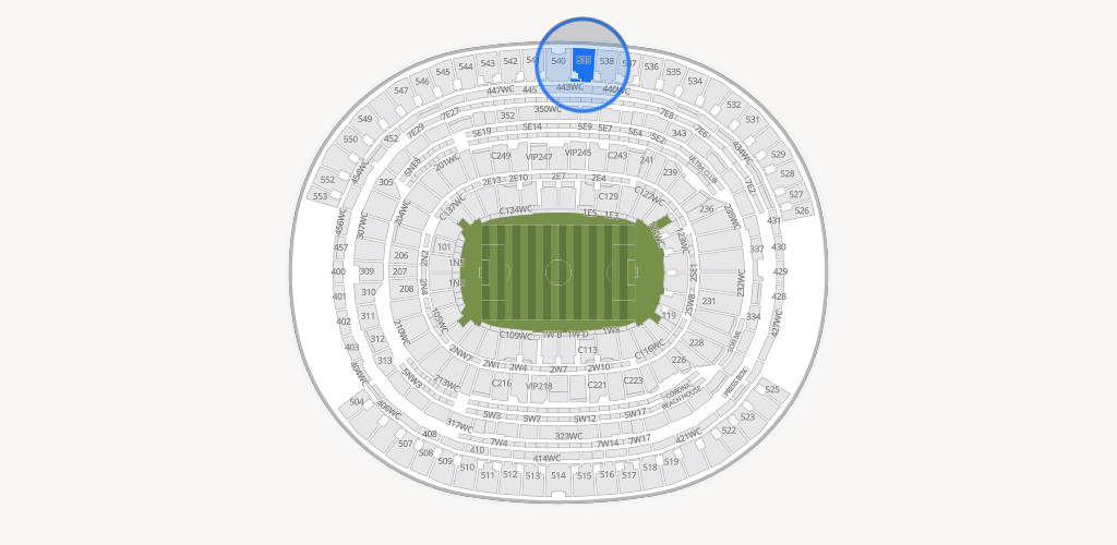 SoFi Stadium Seating Chart