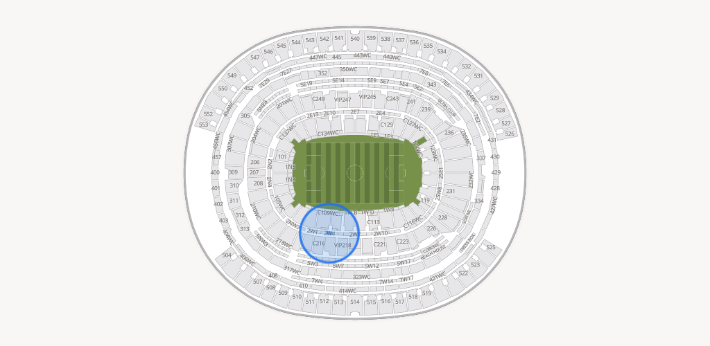 SoFi Stadium Seating Chart