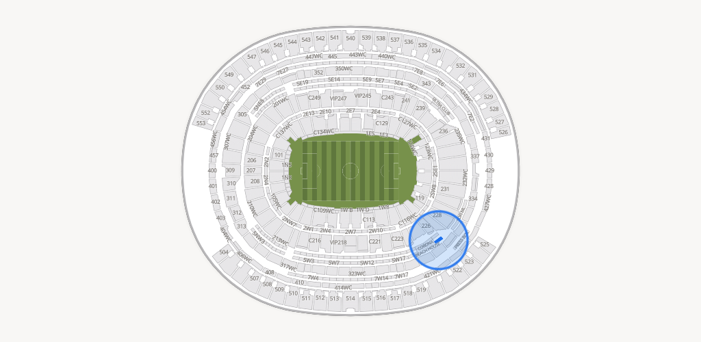 SoFi Stadium Seating Chart
