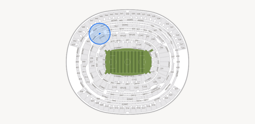 SoFi Stadium Seating Chart