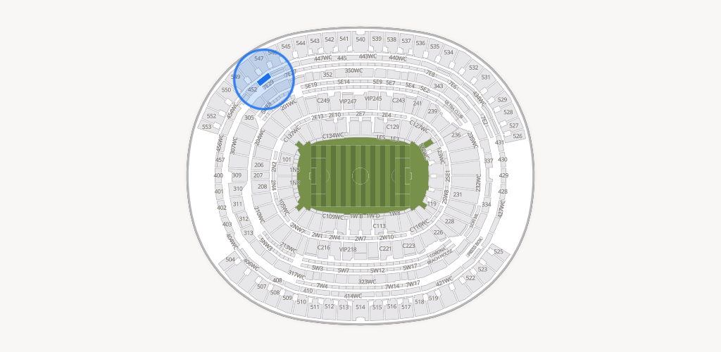 SoFi Stadium Seating Chart