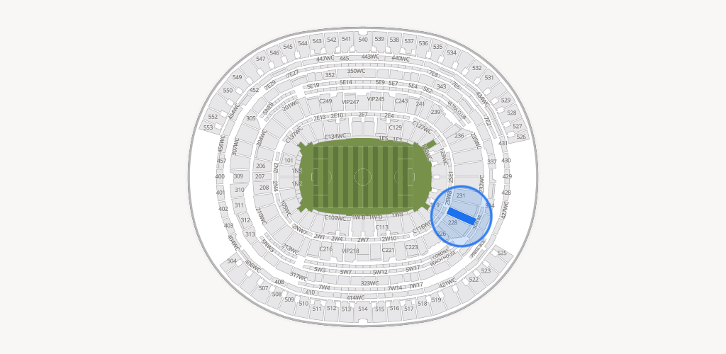 SoFi Stadium Seating Chart