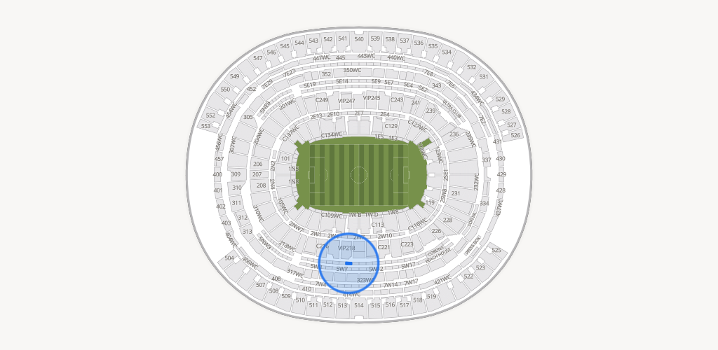 SoFi Stadium Seating Chart