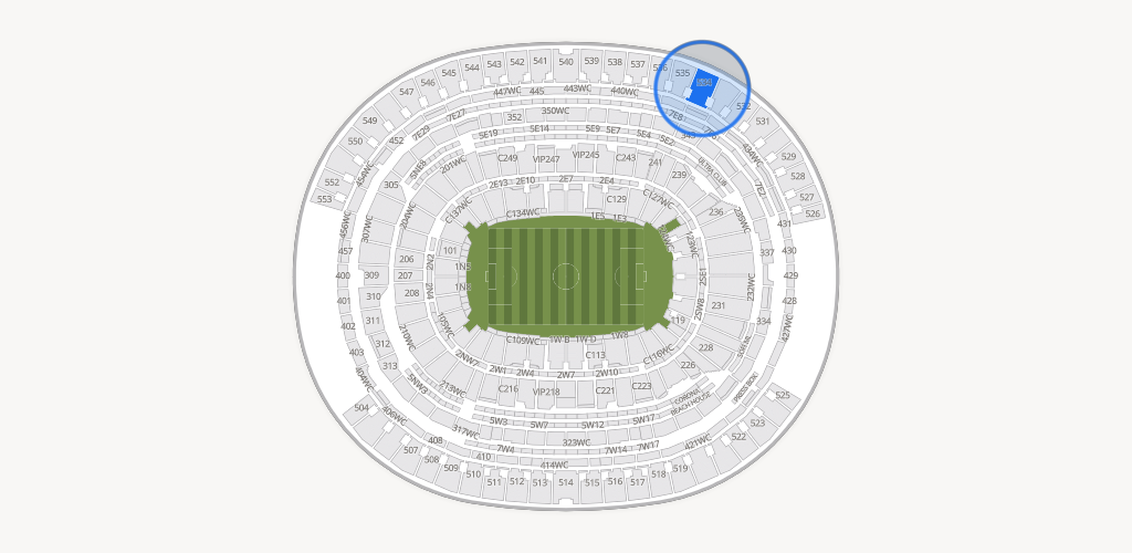 SoFi Stadium Seating Chart