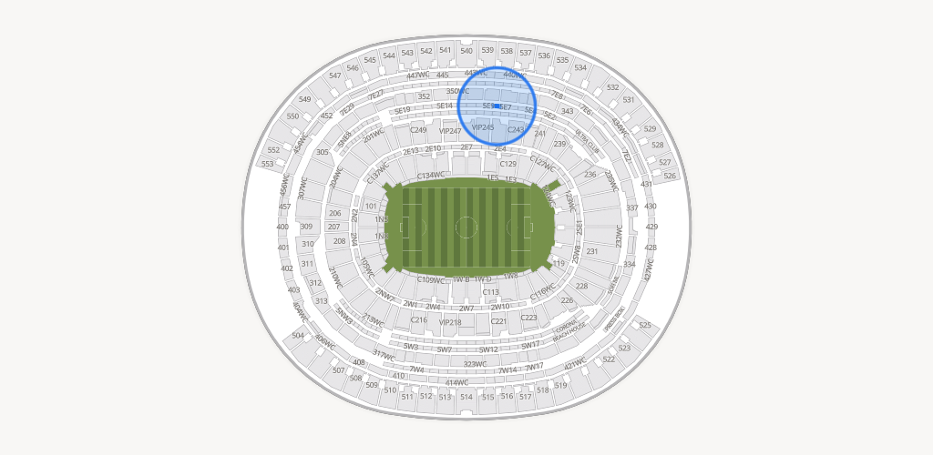 SoFi Stadium Seating Chart
