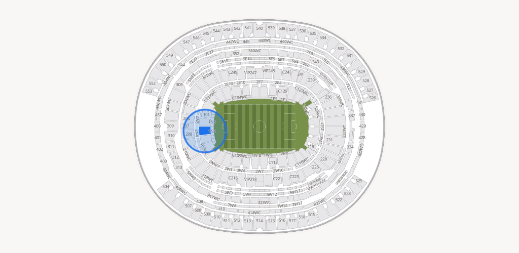 SoFi Stadium Seating Chart