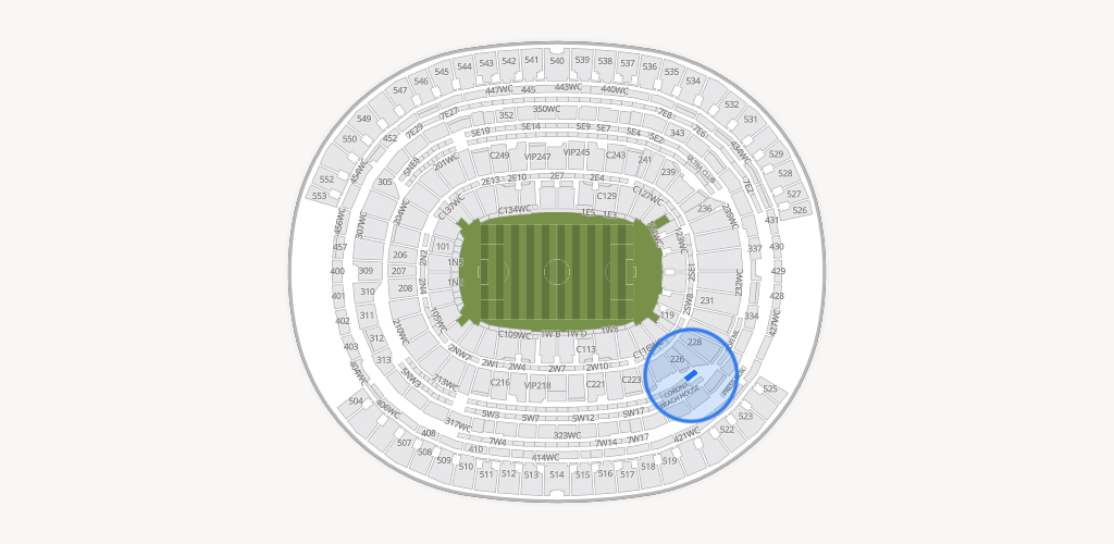 SoFi Stadium Seating Chart