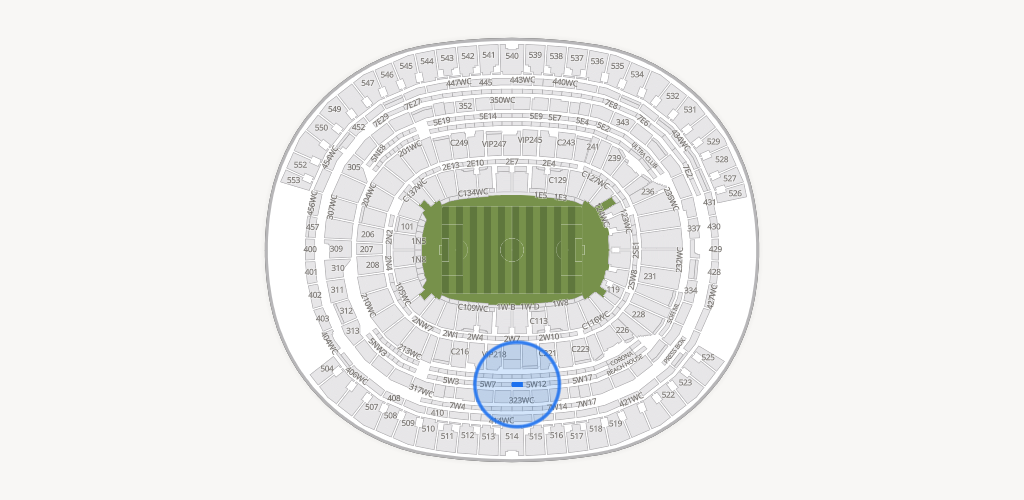 SoFi Stadium Seating Chart