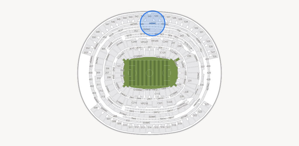 SoFi Stadium Seating Chart