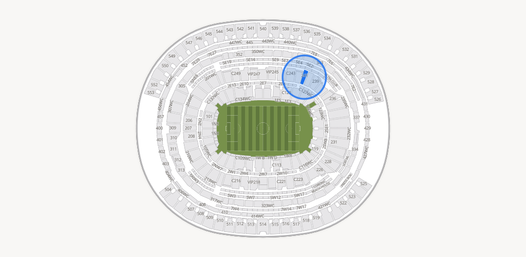 SoFi Stadium Seating Chart