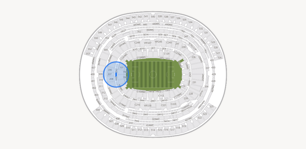 SoFi Stadium Seating Chart
