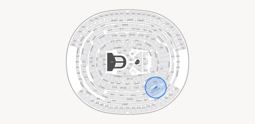 SoFi Stadium Seating Chart