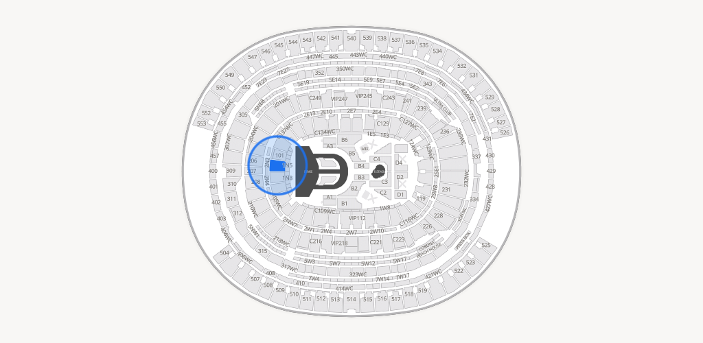 SoFi Stadium Seating Chart