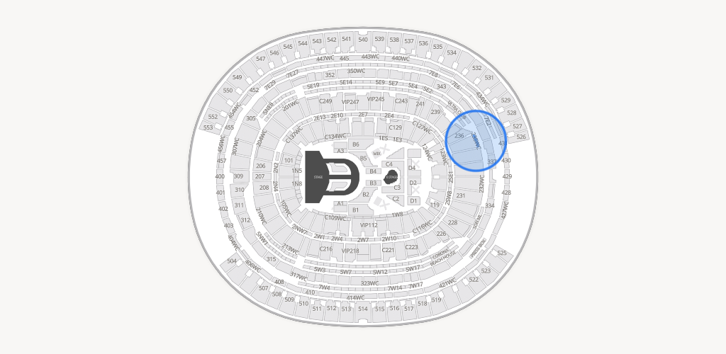 SoFi Stadium Seating Chart