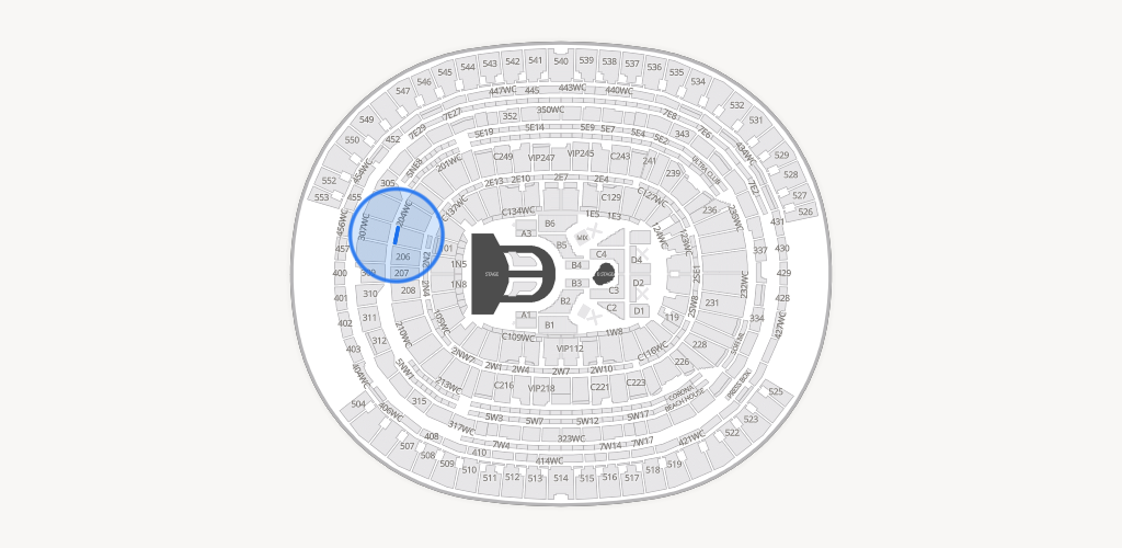 SoFi Stadium Seating Chart