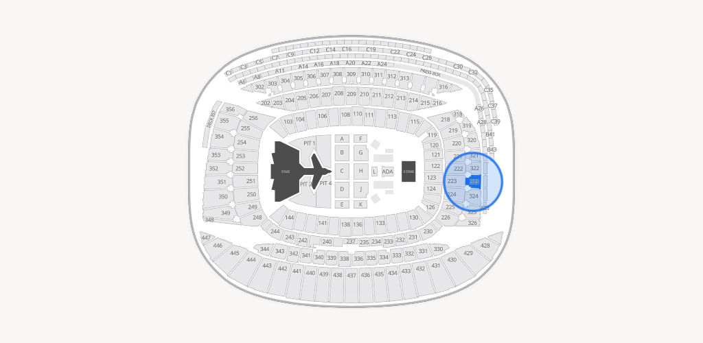 Soldier Field Seating Chart