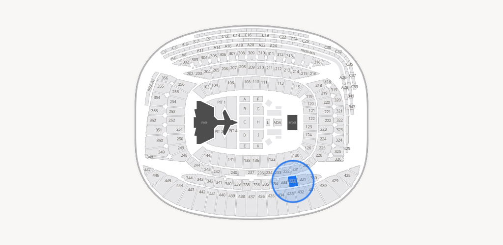 Soldier Field Seating Chart