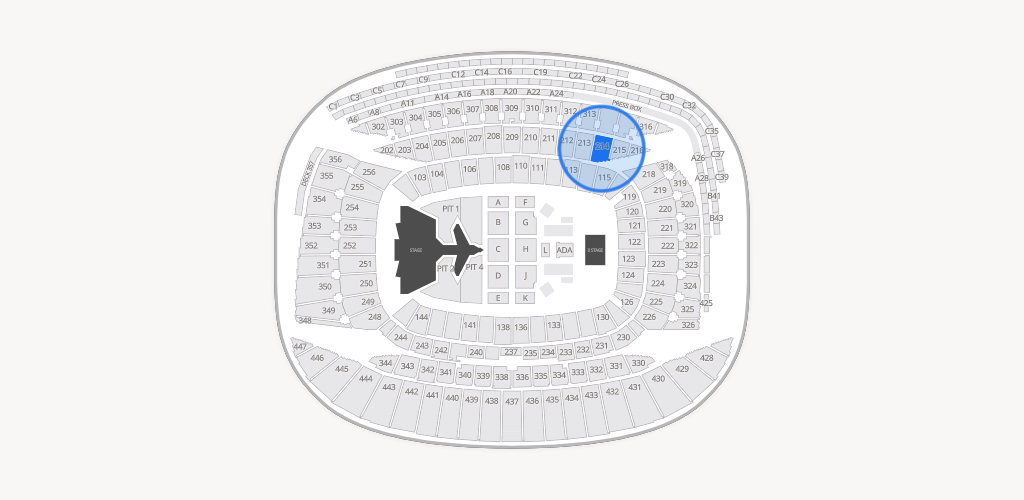 Soldier Field Seating Chart