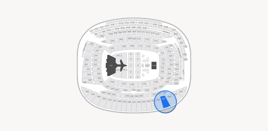 Soldier Field Seating Chart