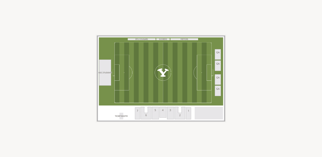 South Field Seating Chart