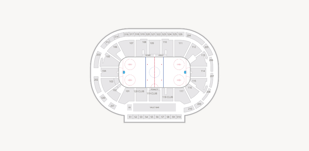 South Okanagan Events Centre Seating Chart