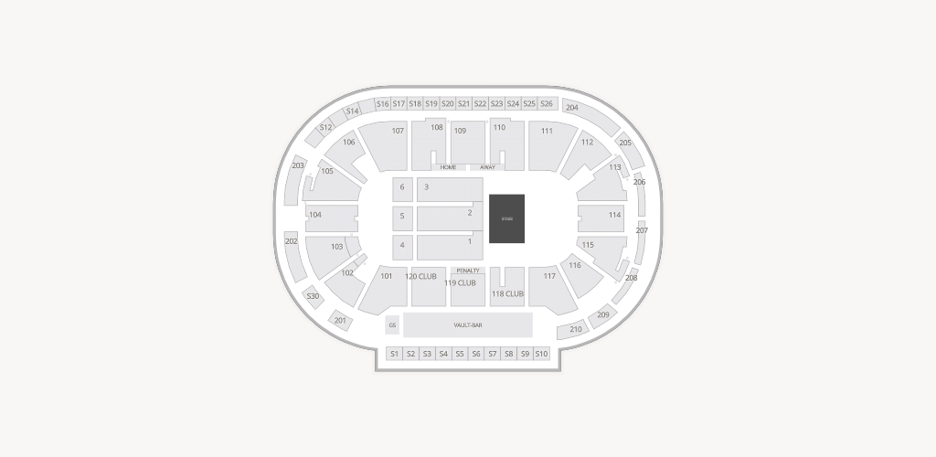 South Okanagan Events Centre Seating Chart
