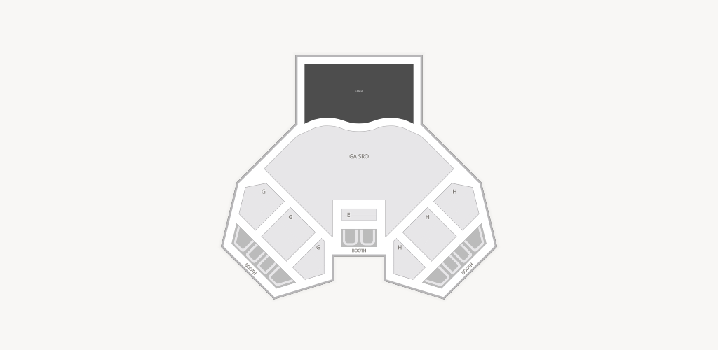 South Shore Room at Harrah's Lake Tahoe Seating Chart