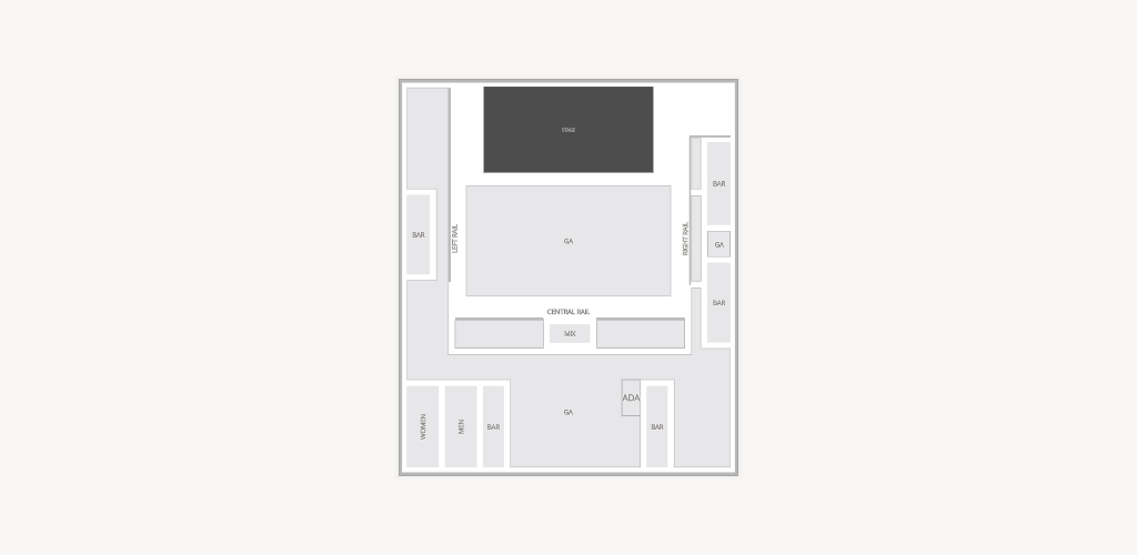 South Side Ballroom in Gilley's Seating Chart