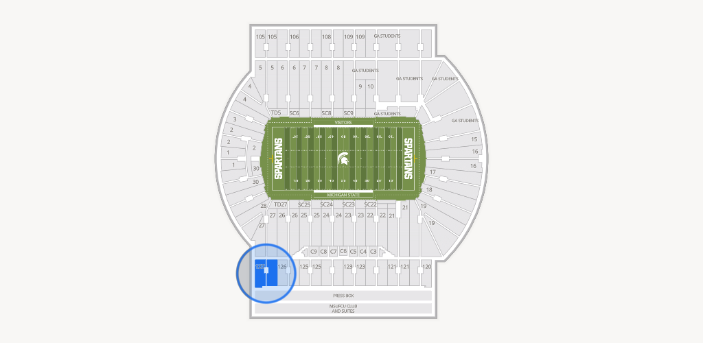 Spartan Stadium (Michigan) Seating Chart