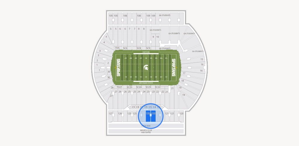 Spartan Stadium (Michigan) Seating Chart