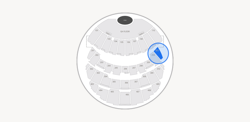 Sphere Seating Chart