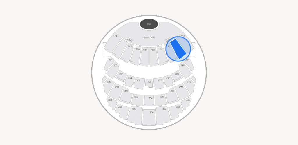 Sphere Seating Chart
