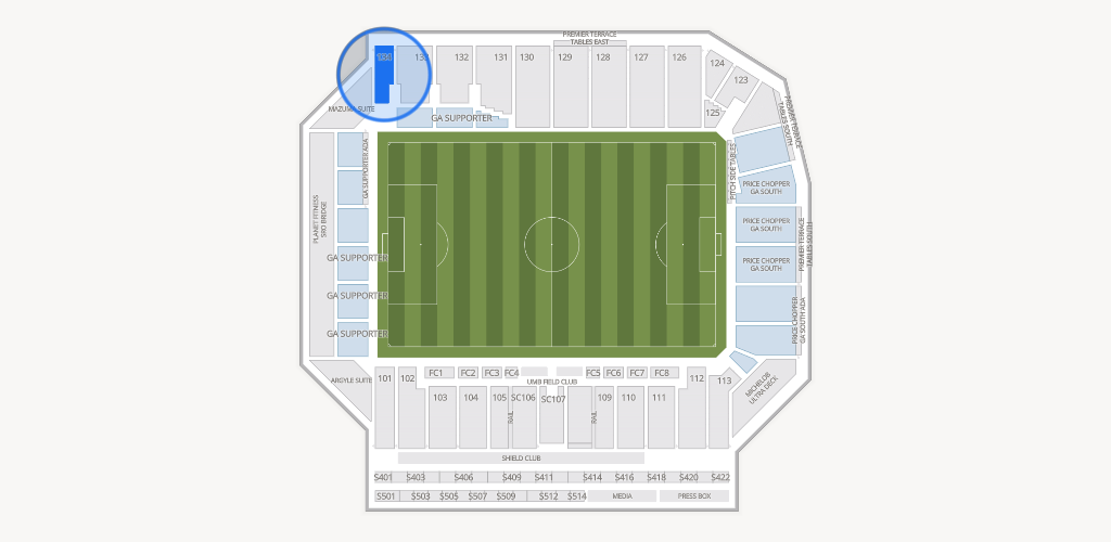 Sporting Park Seating Chart