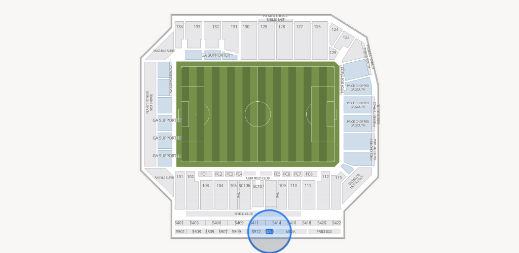 Sporting Park Seating Chart
