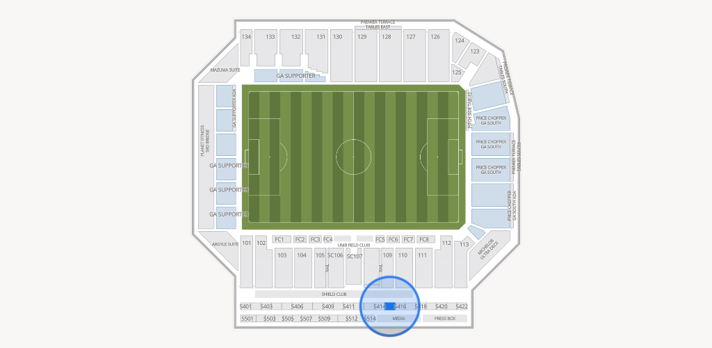 Sporting Park Seating Chart