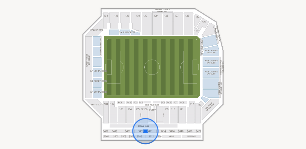 Sporting Park Seating Chart