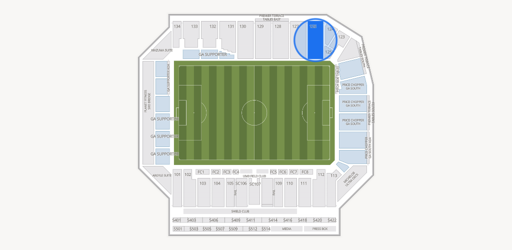 Sporting Park Seating Chart