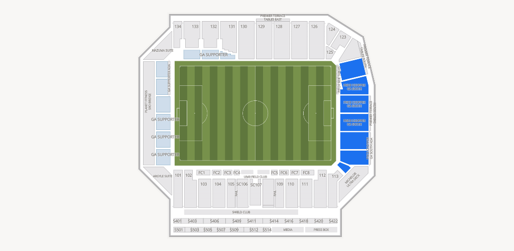 Sporting Park Seating Chart