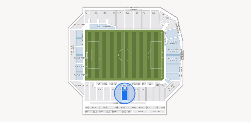 Sporting Park Seating Chart