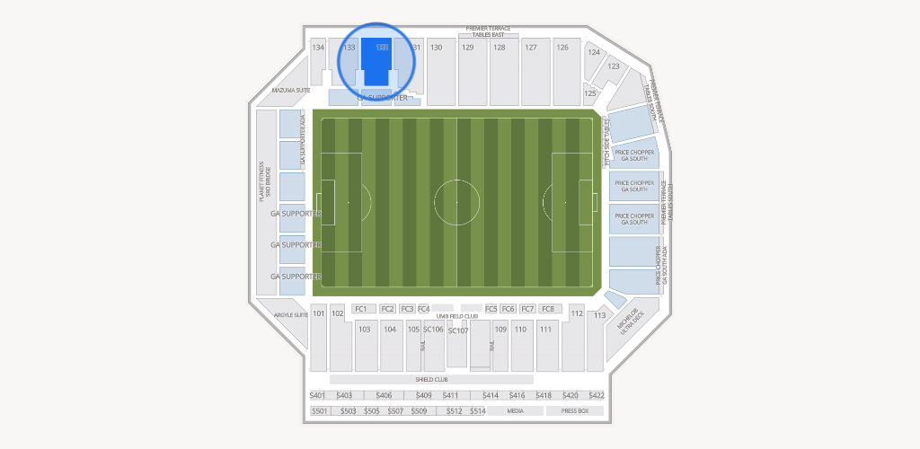 Sporting Park Seating Chart