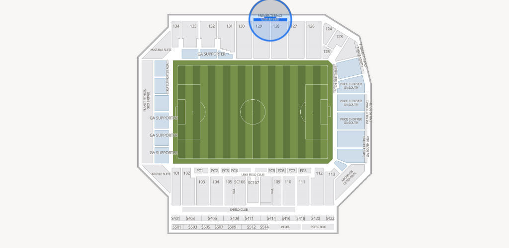 Sporting Park Seating Chart