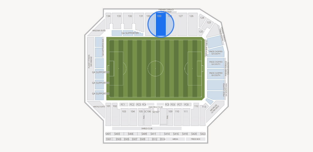Sporting Park Seating Chart