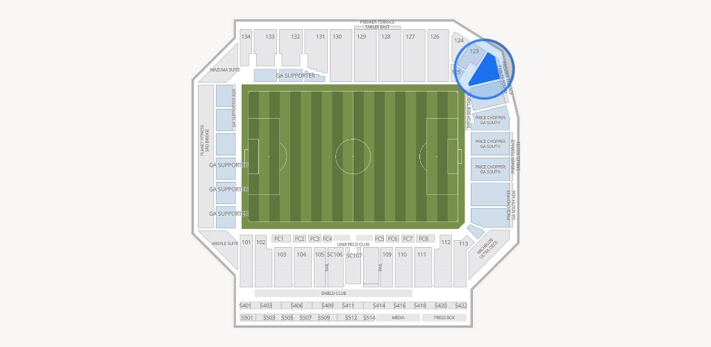 Sporting Park Seating Chart